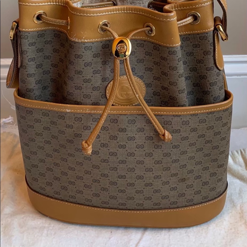 Vintage Micro GG Bucket Bag